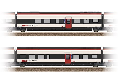 Trix 23281 Ergänzungswagen-Set 1 zum RABe 501 Giruno kommende Neuigkeiten 2023