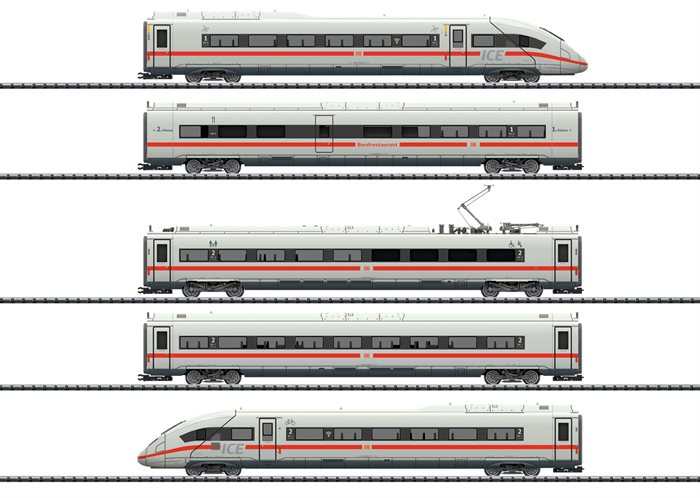 Trix 22971 Hochgeschwindigkeitszug ICE Typ 4 mit mfx+-Decoder und Sound, DB, ep VI kommende Neuigkeiten 2023