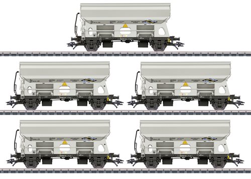 Märklin 46306 FÜNFteiliges Güterwagenset mit 2-achsigen Güterwagen der NS, Epoche IV