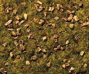 Noch 08360 Wiesengras mit kleinen Steinen, 20 gr