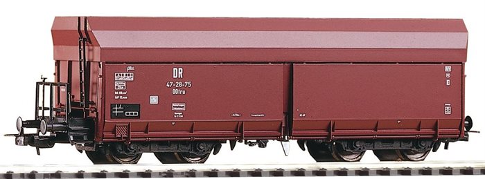 Piko 54246 4-achsiger Selbstholzwagen, OOt47, DR, Ep. III