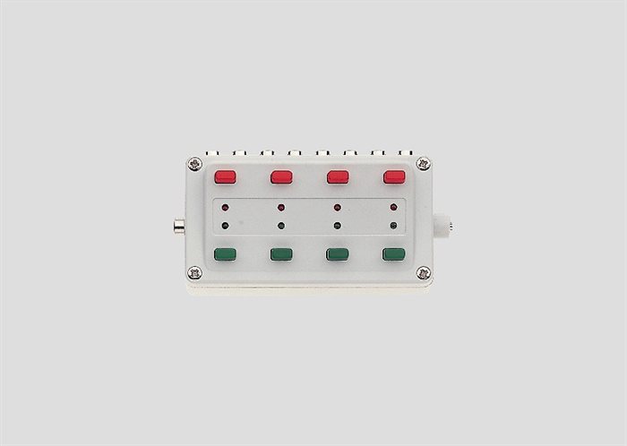 Märklin 72710 Leitstand mit Rückmeldung, zum Umbau von 4 Stk. 2-Spulen-Magnetartikel mit Endschalter