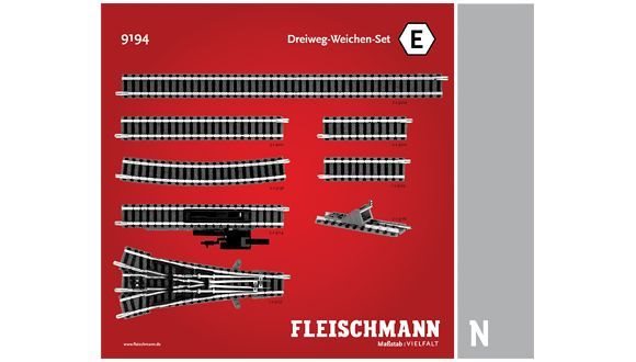 Fleischmann 9194 Gleisverlängerungsset E-Gleis N