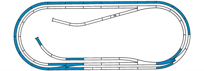 Roco 42012 - ROCO LINE Gleisset D