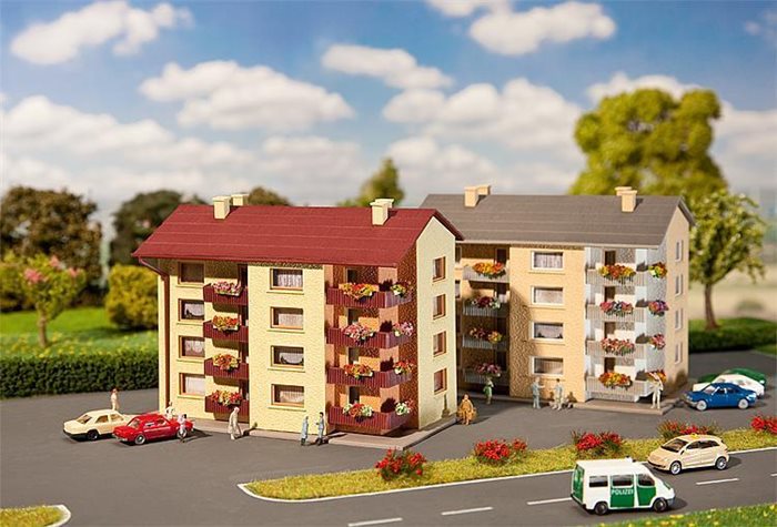 Faller 232304 Zwei Apartmentkomplexe, Epoche III, Spur N