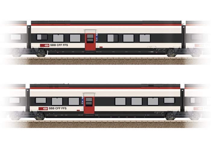 Trix 23282 Ergänzungswagen-Set 2 zum RABe 501 Giruno kommende Neuigkeiten 2023