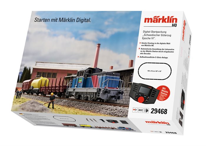 Märklin 29468 Digital-Startset „Schwedischer Güterzug“, Ep. VI, H0