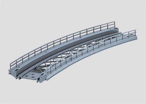 Märklin 7569 Gebogenes Brückenstück R2, für K-Gleise, H0