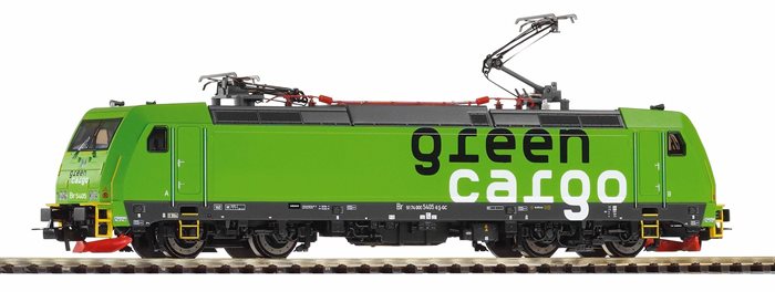 Piko 59057 Elektrolokomotive BR 185.2, 5400 Green Cargo, DK, AC-Sound, Ep. V