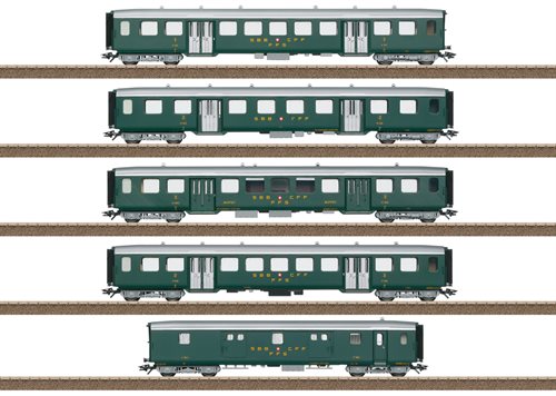 Trix 23134 Leichtstahlwagen-Set zur Ae 3/6 I kommende Neuigkeiten 2023