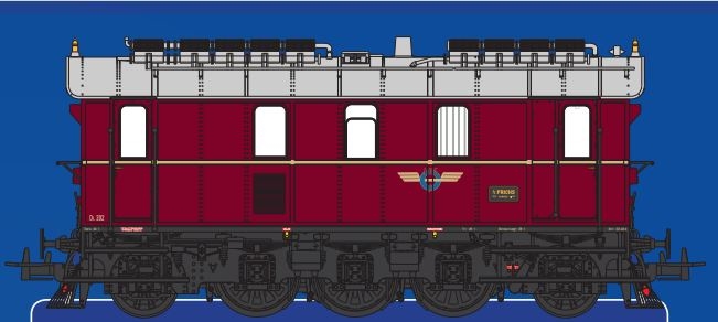 Heljan 42012 Frichs Firkant Horsens Bryrup Silkeborg DL 202, Epoche IIIc, AC, KOMMT NEU 2025