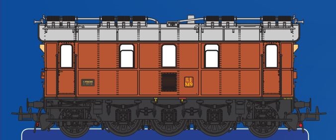 Heljan 42091 Frichs Firkant Lollandsbahn LJ M9, Epoche IVb, DC, KOMMT NEU 2025