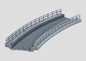 Märklin 74613 Kurvenbrückenelement für C-Gleise, R1 - 30 Grad