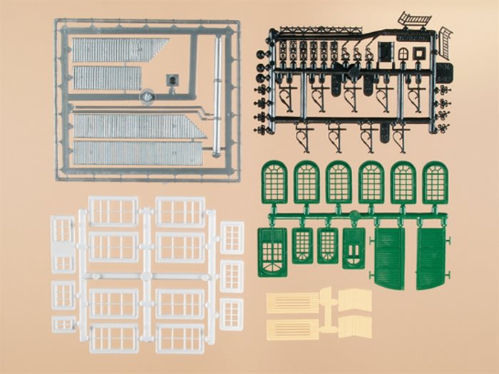 Auhagen 48551 Bastelset für Industriegebäude, H0