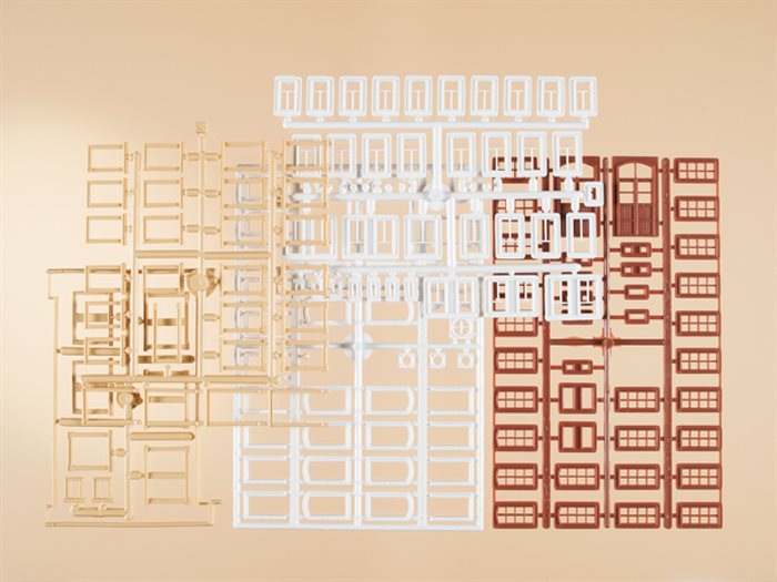 Auhagen 48647 Fenster, Fensterrahmen und Türen H0