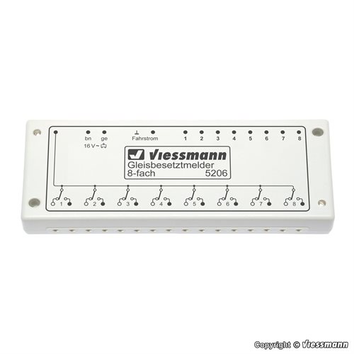  Viessmann 5206 Gleisbesetztmelder, 8-teilig