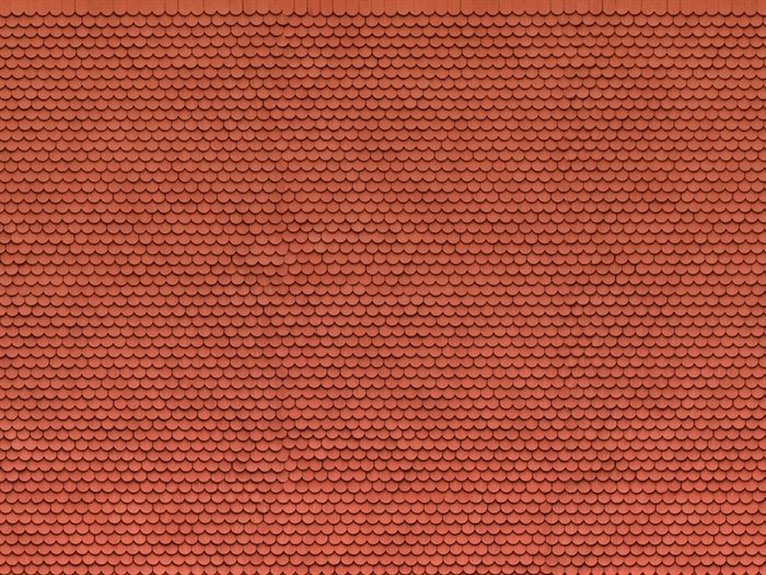 Noch 56690 3D-Karton, Ziegel, rot, 25 x 12,5 cm, H0