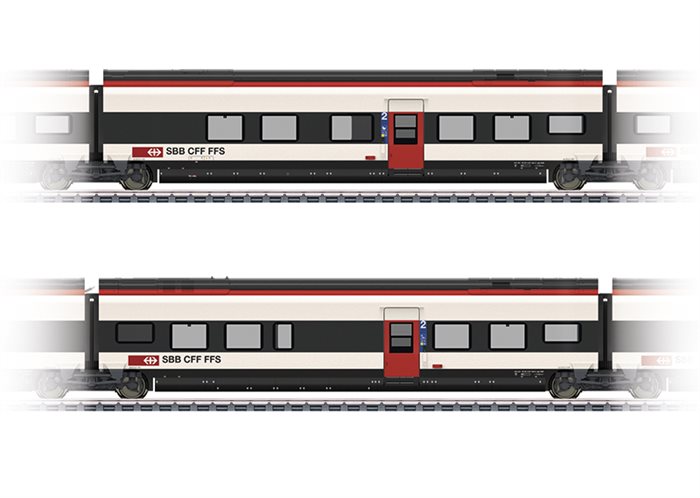 Märklin 43461 Ergänzungswagen-Set 1 zum RABe 501 Giruno, kommende neuigkeiten 2023