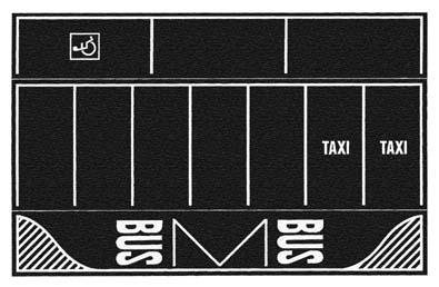 Noch 60718 Straßenfolie, Parkplatz, 2 Stk. 220 x 140 mm