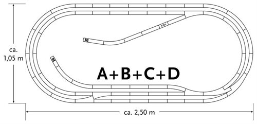 Roco 61103 Schienenset D