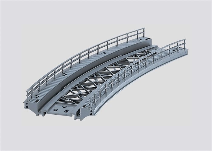 Märklin 7267 Gebogenes Brückenstück, 360 mm für M- oder K-Gleise