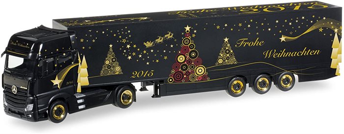 Herpa 305051 MERCEDES ACTROS Cabover Truck & Trailer "WEIHNACHTSTRUCK 2015"