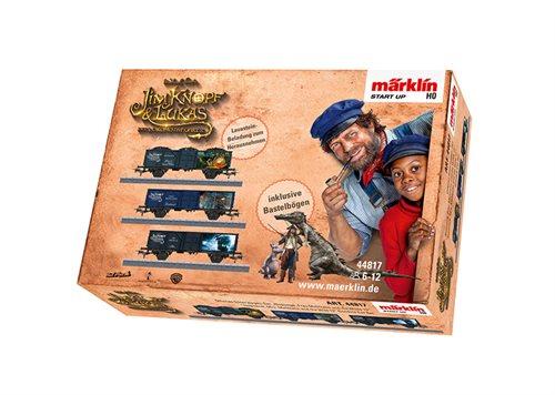 Märklin 44817 Start up Offenes Güterwagen-Set "Drachenstadt", H0