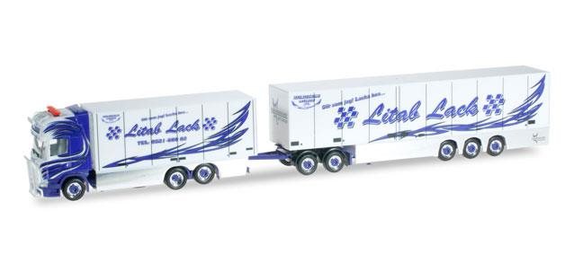 Herpa 918275 SCANIA R TL EUROCOMBI MODULVOGNTOG "MALMBERGS" (S) - HERPA EXCLUSIVE SERIES