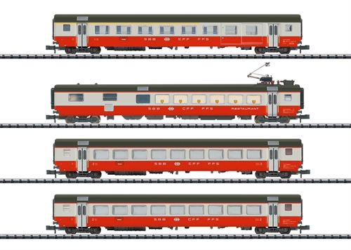 Minitrix 18720 Schnellzugwagen-Set „Swiss Express“, Teil 1, kommende Neuigkeiten 2024