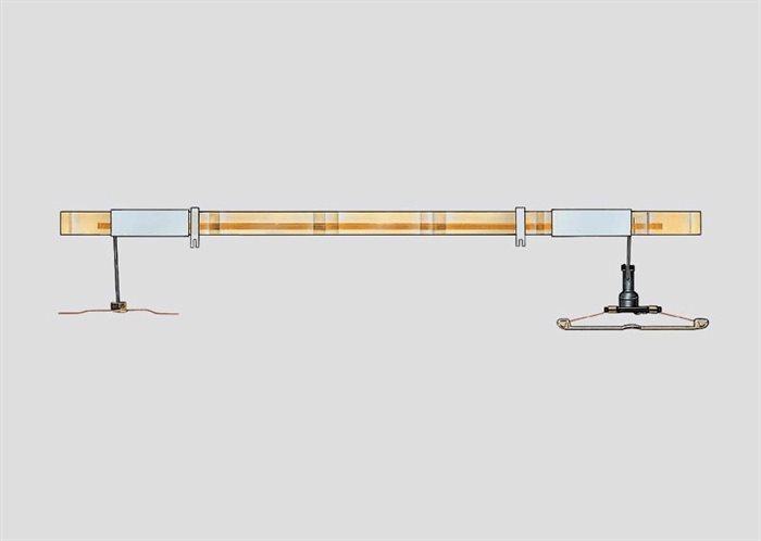 Märklin 7330 Wagenbeleuchtungsset mit Glühlampen, Schleppschuhen und Rahmenschalter