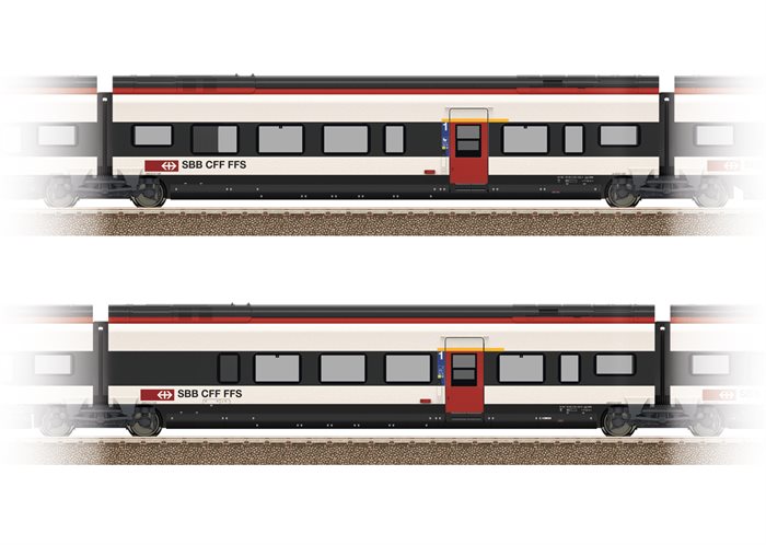 Trix 23283 Ergänzungswagen-Set 3 zum RABe 501 Giruno kommende Neuigkeiten 2023