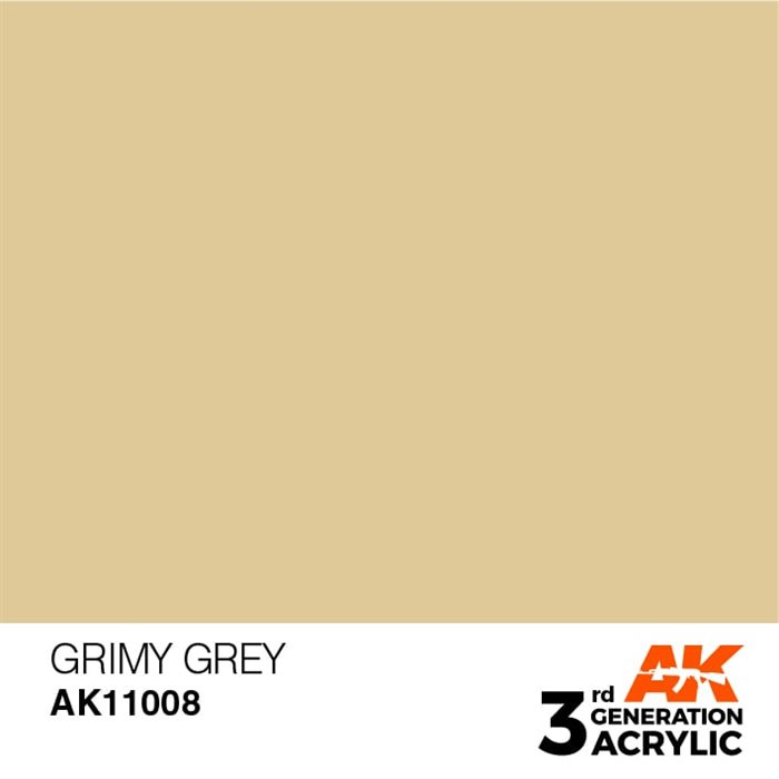 AK11008 Acrylfarbe, 17 ml, Grimy Grau