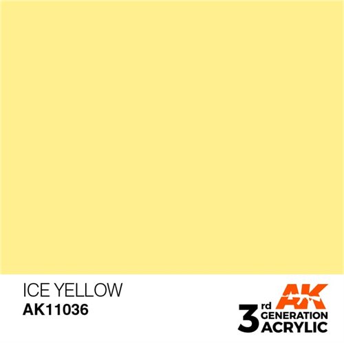 AK11036 Acrylfarbe, 17 ml, Eisgelb - Standard