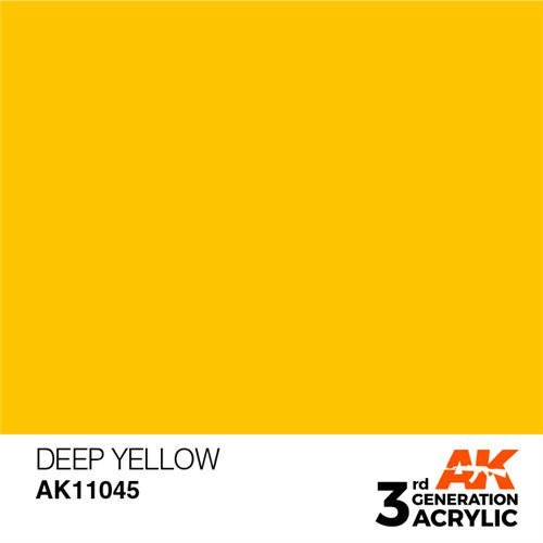 AK11045 Acrylfarbe, 17 ml, tiefgelb - intensiv