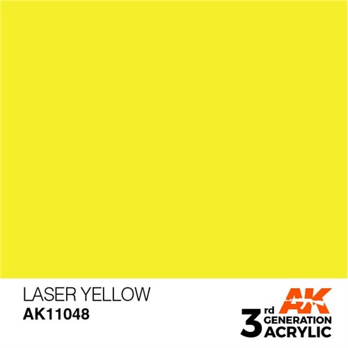 AK11048 Acrylfarbe, 17 ml, Lasergelb - Standard