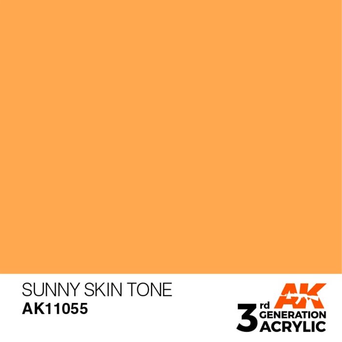 AK11055 Acrylfarbe, 17 ml, sonniger Hautton – Standard