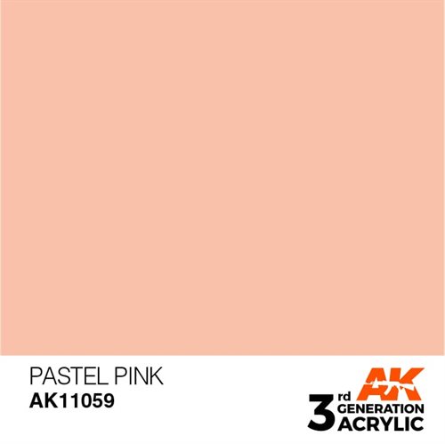 AK11059 Acrylfarbe, 17 ml, Pastellrosa - Pastell