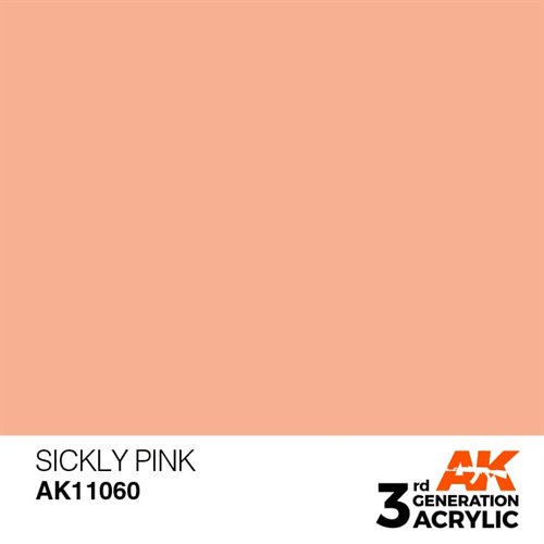 AK11060 Acrylfarbe, 17 ml, kränkliches Rosa – Standard