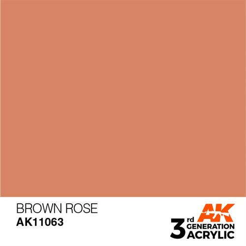 AK11063 Acrylfarbe, 17 ml, Braunrosa - Standard