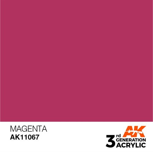 AK11067 Acrylfarbe, 17 ml, Magenta-Standard