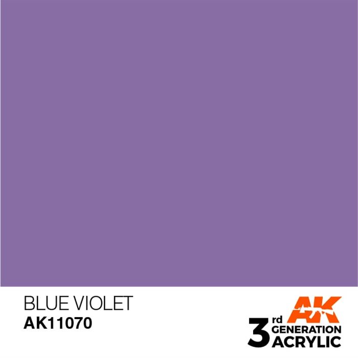 AK11070 Acrylfarbe, 17 ml, Blauviolett - Standard