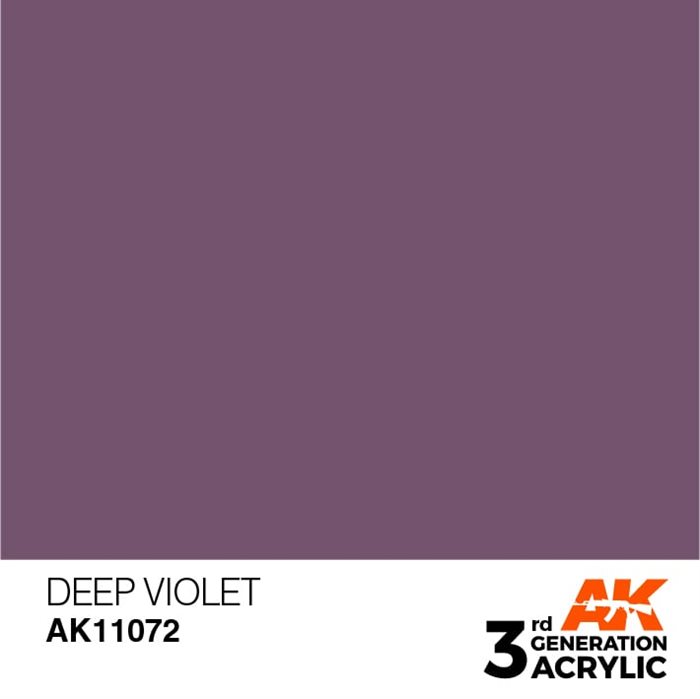 AK11072 Acrylfarbe, 17 ml, tiefviolett - intensiv