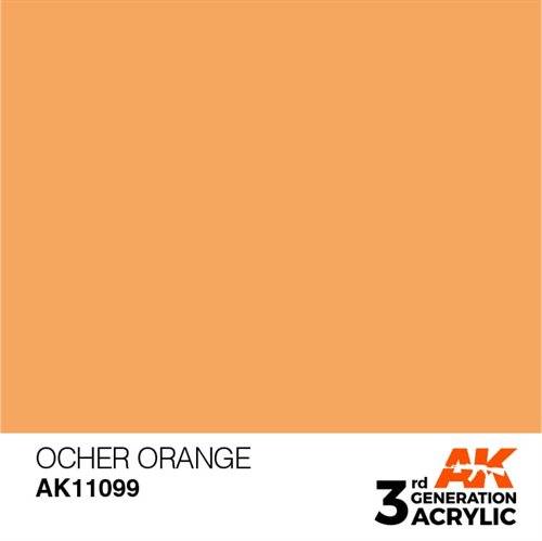 AK11099 Acrylfarbe, 17 ml, Ockerorange - Standard