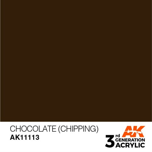 AK11113 Acrylfarbe, 17 ml, Schokolade (Chipping) – Standard