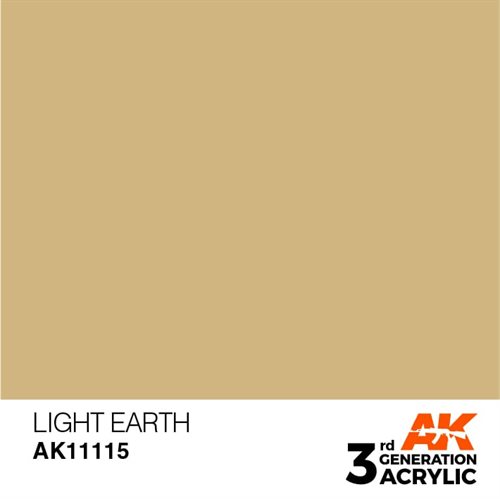 AK11115 Acrylfarbe, 17 ml, helle Erde - Standard