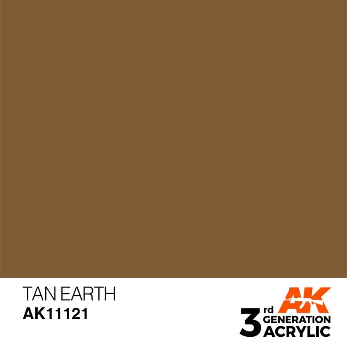 AK11121 Acrylfarbe, 17 ml, Tan Earth – Standard