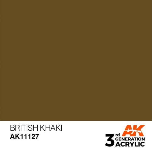 AK11127 Acrylfarbe, 17 ml, britisches Khaki – Standard