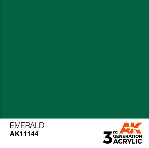 AK11144 Acrylfarbe, 17 ml, Smaragd - Standard