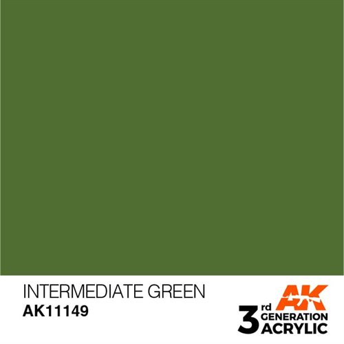 AK11149 Acrylfarbe, 17 ml, mittelgrün - Standard