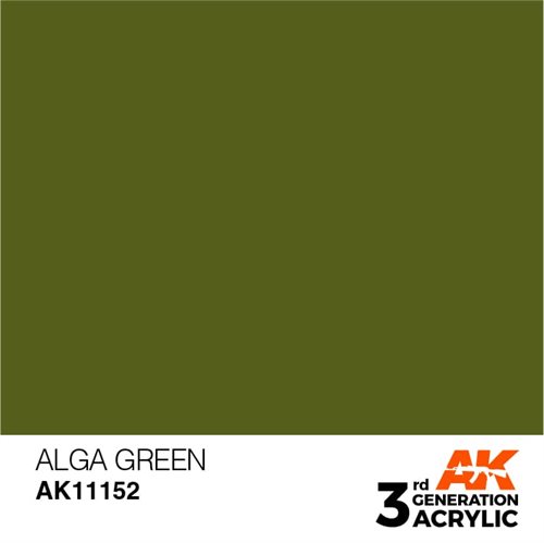 AK11152 Acrylfarbe, 17 ml, Algengrün - Standard